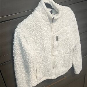 Love Tree White Sherpa Jacket